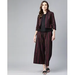 cottinfab Women Striped 3-Piece Set-picture-13