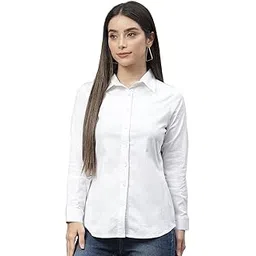 cottinfab Women White Formal Shirt-picture-16