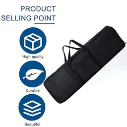 Cotton 38 Inch Padded Keyboard Cover Bag - Durable Waterproof Piano Bag for Psr-F52, F51, E263, Casio Ctk 2550, 3500, Ct-S200, Ct-S300 Portable Piano - Black image 5