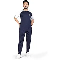 Cotton Blend Night Suit/Summer Suit for Men, Regular Fit Half Sleeves T-Shirt & Lower Set | Soft Cord-Set Track Suit for Boys | Ideal for Casual Outings, Gym, Workout, Sports-picture-31