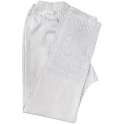 Cotton Blend White High Rise Women's Leggings-picture-35