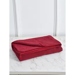 Cotton Bolls Textiles Maroon Microfiber 300 GSM Bath Towel-picture-21
