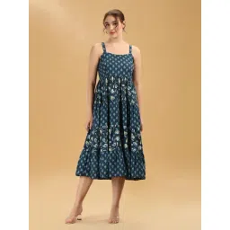 Cotton Culture Navy Blue Floral Kurti-picture-39