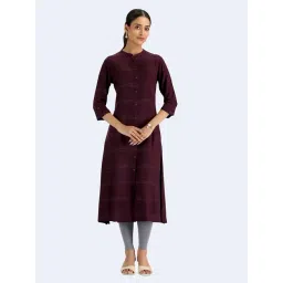 Cotton Culture Purple Cotton Striped Kurta-picture-13