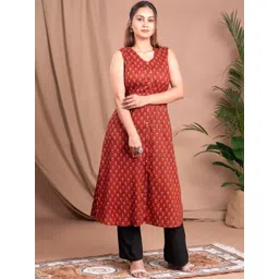 COTTON CULTURE Women Floral Printed Floral Kurta-picture-27