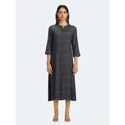 COTTON CULTURE Women Woven Design Daily Cotton Straight Kurta-picture-18
