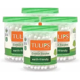 Cotton Ear buds/Swabs (pack of 4) With White PAPER Sticks, 100/200 tips in a Jar-picture-51