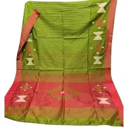 Cotton Striped Saree With Matching Blouse Piece-picture-24