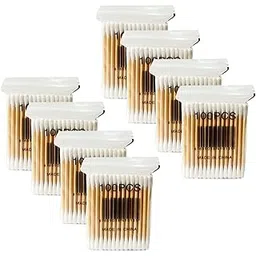 Cotton Swabs for Ear Cleaning, Wooden Cotton Swabs for Ear Cleaning, Beauty, Baby Care, and Multipurpose Use - 600 Sticks (Pack of 8)-picture-22