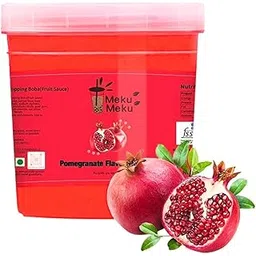 cougar Meku Meku Popping Boba Delicious Pomegranate Flavour Juice 1.3kg (Imported)-picture-17