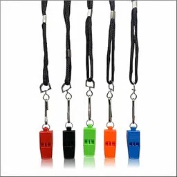COUGAR Whistle with Lanyard (Pack of 3) Coaches Referee Whistles with Lanyards, Plastic and 1 Stainless Steel Metal Whistle for Football Sports Lifeguards Survival Emergency Training (Multicolor)-picture-31