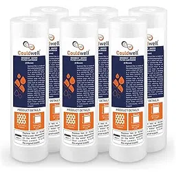 Couldwell 10-Inch Spun/Sediment Filter (PP Spun) Cartridge/Candle Compatible for 10 Inch Pre-Filter Housing of Ro Water Purifiers | Pack of 6 Spun-image-5