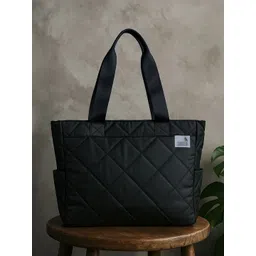 COUNSELOR Textured Structured Tote Bag with Quilted-picture-15