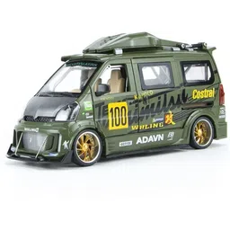 countrylink 1:24 Scale Wuling Van Toy Modified Alloy Metal Pull Back Die-cast Car-picture-21