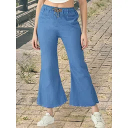 COUTUME COLLECTIONS Women Flared Mid-Rise Jeans-picture-38