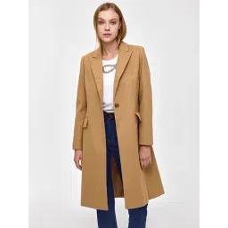 Cover Story Beige Polyester Solid Casual jackets and blazers-picture-40