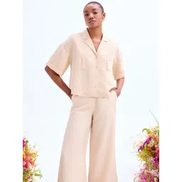 Cover Story Beige Regular Fit Shirt-picture-19