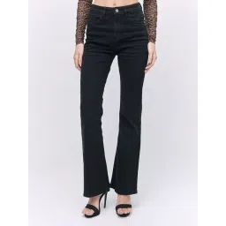 Cover Story Black Mid Rise Regular Fit Jeans-picture-11