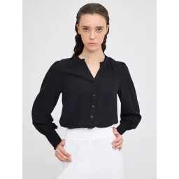 Cover Story Black Regular Fit Shirt-picture-29