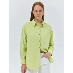 Cover Story Green Regular Fit Shirt-picture-28