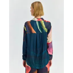 Cover Story Multi Abstract Relaxed Shirt image 2