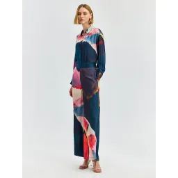 Cover Story Multi Abstract Relaxed Shirt image 5