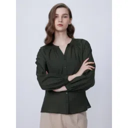 Cover Story Olive Regular Fit Shirt-picture-34