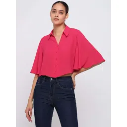 Cover Story Pink Relaxed Fit Shirt-picture-48