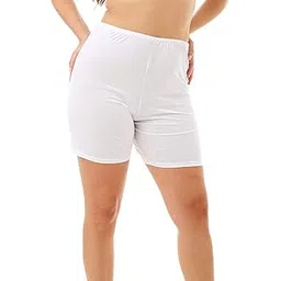 covetkart Women's Regular Shorts (Cycling short-White-L_White_L)-picture-15