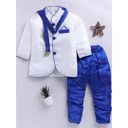 Covetus Kids-Boys Blue Kurta Sets-picture-18