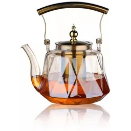 cozify Geometric Shape Tea Kettle for Herbal Tea, Green Tea & Black Tea Tea Urn-picture-15