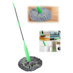 COZY VIBES 2-in-1 Twist mop Floor Cleaning 360° Rotatable Adjustable Microfiber Mop for Hardwood, Tile, Laminate, and Outdoor Cleaning Easy Cleaning Tool - PACK OF 1 - COLOR MAY VARY-picture-17