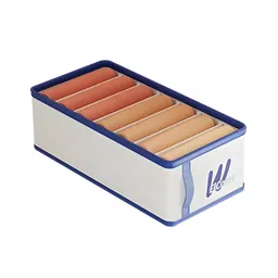 COZY VIBES Foldable 7 Grids Wardrobe Organizer Clothes and Underwear Storage Box Convenient Storage Solution- PACK OF 1- COLOR MAY VARY-picture-19