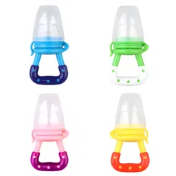 COZY VIBES Fresh Fruit Food Kids Nipple Feeding Safe Milk Feeder For Baby Pacifier Bottles Nipple Kids Teat Nibbler PACK OF 1- COLOR MAY VARY-picture-28