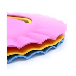 Cozy Vibes Kids Bath Visor Hats Wash Hair Adjustable Waterproof Ear Protection Eye Soft Children Care Baby Shampoo Shower Shield Hats-Pack of 1- Color May Vary image 5