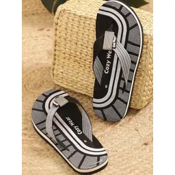 Cozy Wear Men Black Flip Flops-picture-29