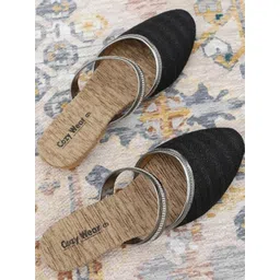 Cozy Wear Men Black Flip Flops-picture-11