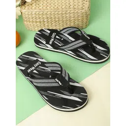Cozy Wear Men Black Flip Flops-picture-36