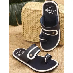 Cozy Wear Men Black Flip Flops-picture-32