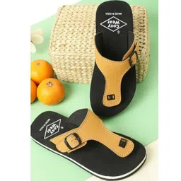Cozy Wear Men Brown Flip Flops-image-44