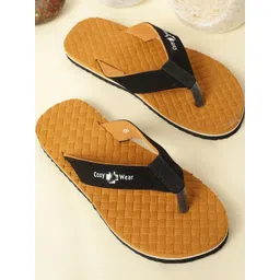 Cozy Wear Men Casual Tan Sliders-image-30