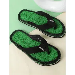 Cozy Wear Men Green Flip Flops-picture-32