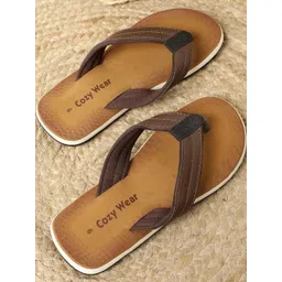 Cozy Wear Men Grey Flip Flops-picture-21