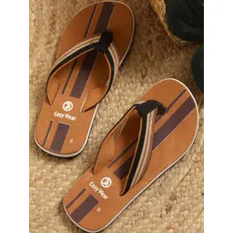 Cozy Wear Men Grey Flip Flops image 1