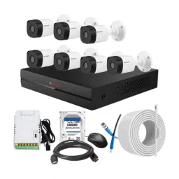 CP Plus 2.4MP Indoor &a; Outdoor CCTV Combo Kit with 8Ch DVR, 7 Bullet Camera, 8Ch SMPS, 70m Copper Cable, 1TB HDD &a; Connectors-picture-28