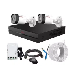 CP PLUS CCTV Combo Kit 2.4 MP Full HD Audio Indoor & Outdoor with 4 Channel DVR 2 Bullet Camera, 4 Channel SMPS, 70 m Copper Cable & Connectors-image-45