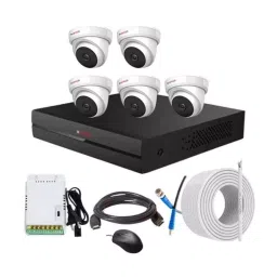 CP PLUS CCTV Combo Kit 2.4 MP Indoor & Outdoor with 8 Channel DVR, 5 Dome Camera, 8 Channel SMPS, 70 m Copper Cable & Connectors-image-31
