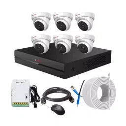 CP PLUS CCTV Combo Kit 2.4 MP Indoor & Outdoor with 8 Channel DVR, 6 Dome Camera, 8 Channel SMPS, 70 m Copper Cable & Connectors-picture-22