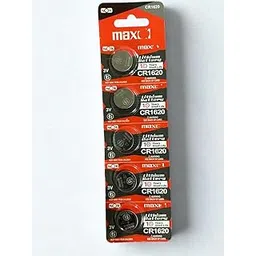 CR1620 3V Lithium Coin Cell Battery, 10-Year Shelf Life, Mercury-Free, Made in Japan, Pack of 5-picture-22