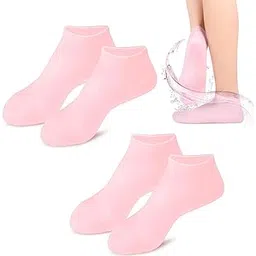 Cracked Heels Moisturizer Silicon Socks for Women, Moisturizing Gel Socks, Spa Pedicure Socks, Silicone Socks for Cracked Feet, Foot Care, Soft Heel Protector, Reusable Waterproof Socks For Man And Woman-picture-24